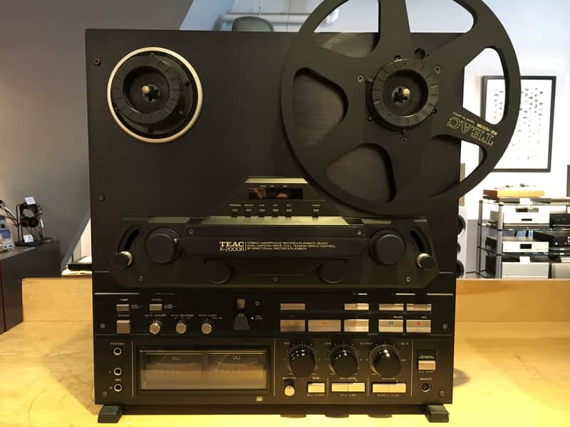 Teac X-2000R Black Open Reel Audiophile Stereo Tape Deck - Reel to Reel - Black image 1