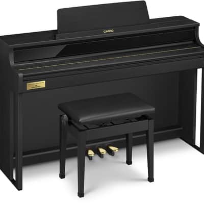 Casio AP-750BKC3 Celviano Upright 88-Key Digital Home Piano w/Bench, Black image 3