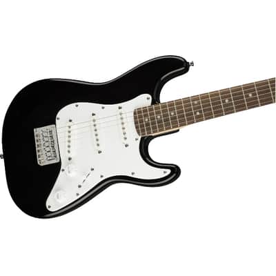 Squier Mini Stratocaster, Laurel Fingerboard, Black image 5