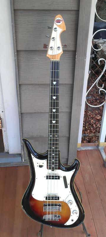 1967 Teisco EBX200 Bass  Sunburst-Mezurashi! image 1