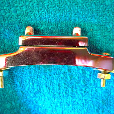 World Max B-3 Snare Drum Butt Plate, Chrome - NOS image 1