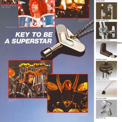 Tama Vintage 6560 drum key 1986 - Chrome image 3