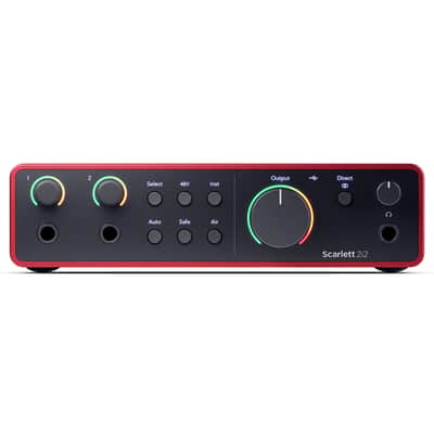 Focusrite Scarlett 2i2 V4 USB Audio Interface image 1