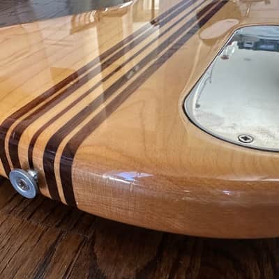 RARE! 1979 Kramer DMZ 4001 LEFTY - Natural w/ OHSC image 17