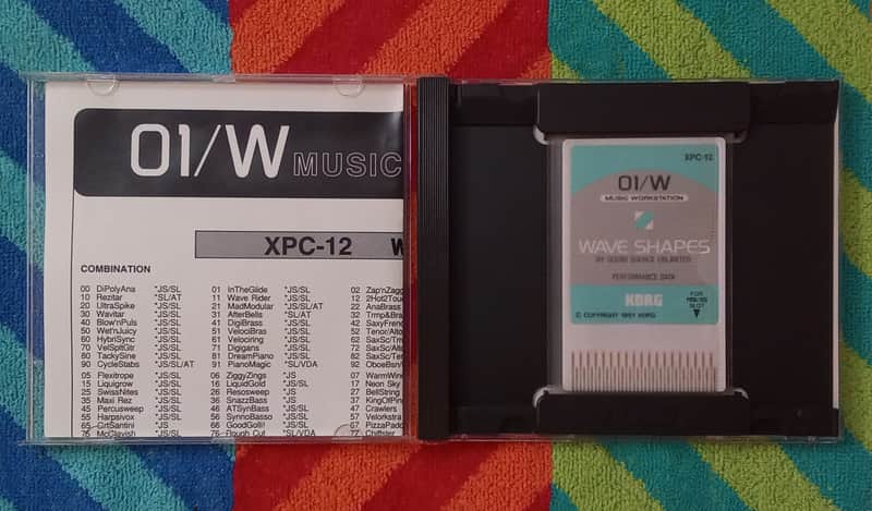 Korg 01W / 01W Pro / 01W Pro X / 01RW - Wave shapes XPC-12 with