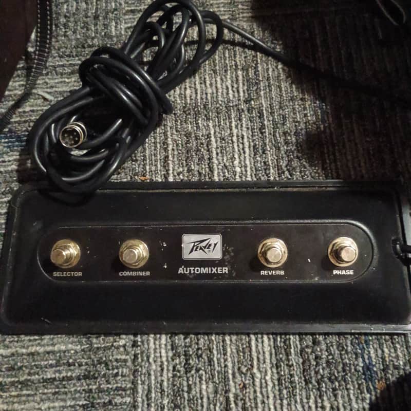 Vintage Peavey Automixer 4-Button Footswitch (6-Pin DIN) - Like New Condition image 1