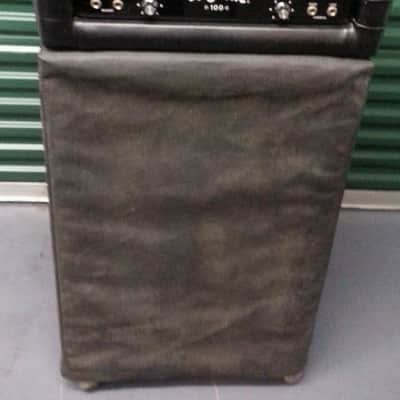 Kustom K 100 Guitar Bass Amp & 2-12" CTS Bottom Amplifier Black image 9