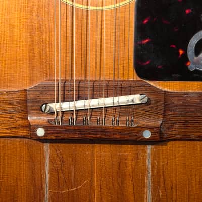 Vintage 1967 Epiphone FT-85 Serenader Natural w/ Original Chipboard Case image 8