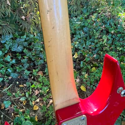 BC Rich Warlock Reverse Headstock Red 1994 NJ Series image 7