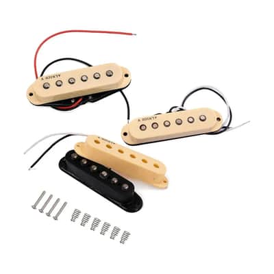 1 Set Alnico V Guitar Strat Style Single Coil Pickups image 2