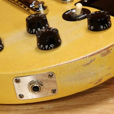 GIBSON 2007 LES PAUL Special Double Cut Cutaway Worn Faded TV Yellow P90 71392 image 14