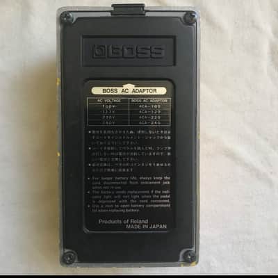 Boss OD-1 Overdrive Long Dash Black Label MIJ 1981 image 8