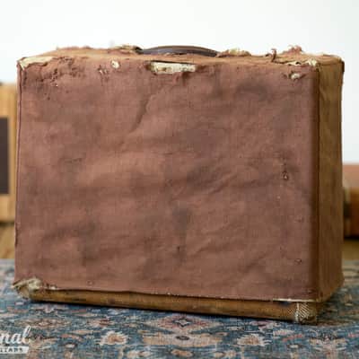 Tweed 1960 Fender Deluxe 5E3 Narrow Panel Amplifier with cover & original transformers image 4