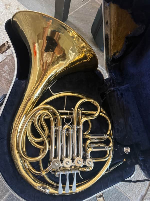 C. G. Conn 6D Double French horn. Made in USA image 1