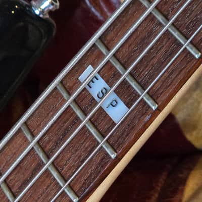ESP Jazz Bass J-Four Sunburst Ex-Artist Studio Pro Bass Guitar MIJ Japan image 3