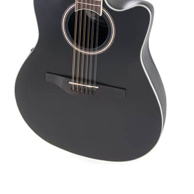 Ovation AB2412-5S Applause Standard Mid-Depth Cutaway 12-String Acoustic-Electric Guitar w/Gig Bag image 4