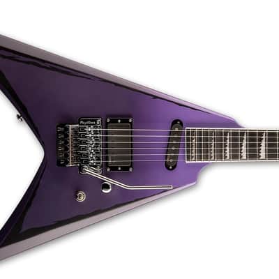 ESP LTD Alexi Ripped Purple Fade Satin W/ Ripped Pinstripes image 1