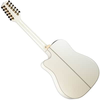Takamine GD37CE-12 String Acoustic Electric Guitar Pearl White image 2