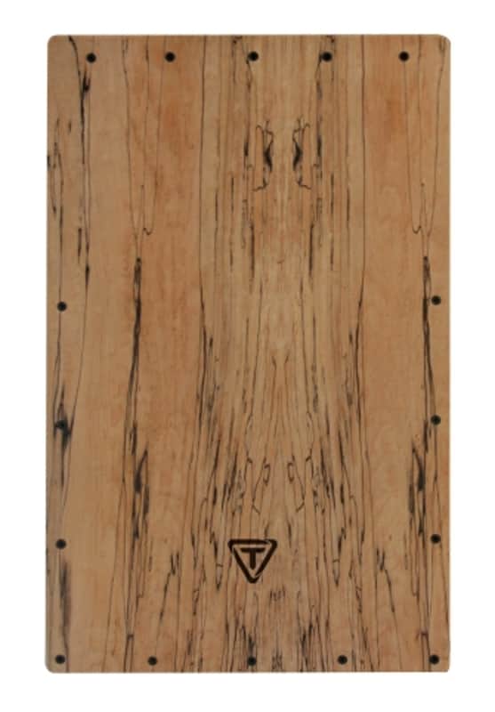 Tycoon Legacy Series Cajon Spalted Maple Replacement Front Plate TKLE-29SPMRF image 1