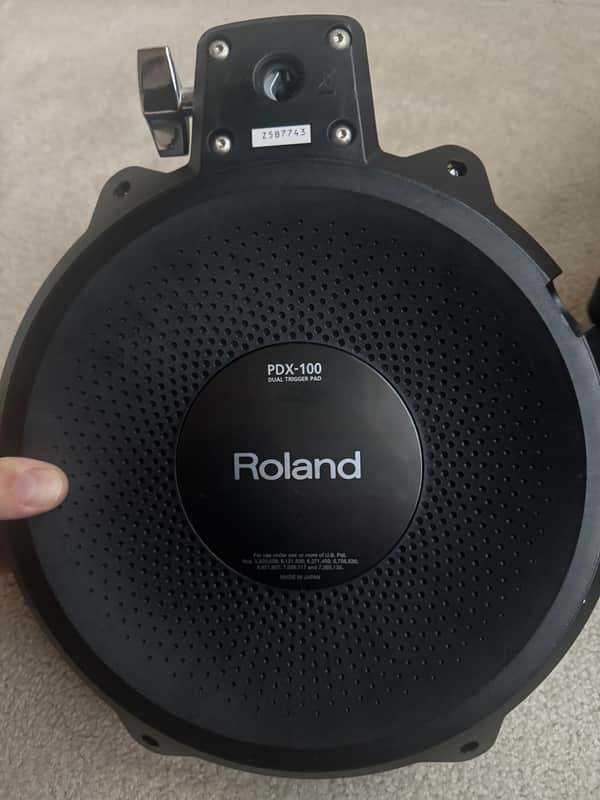 Roland PDX-100 10” V Drum Dual Trigger Mesh V Drum Pad for TD 6 8 10 12 15 17 20 30 - PDX100 2010s image 1