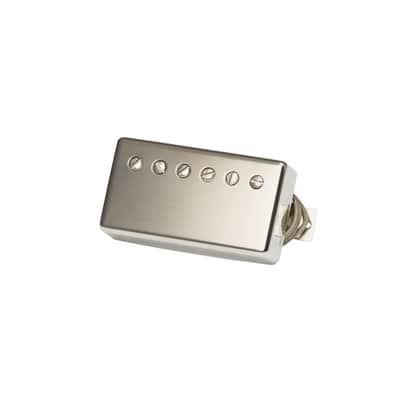 60's Burstbucker Double Black, Nickel Cover, 2-Conductor, Unpotted, Alnico 5, 8K Humbucking Pickup image 1