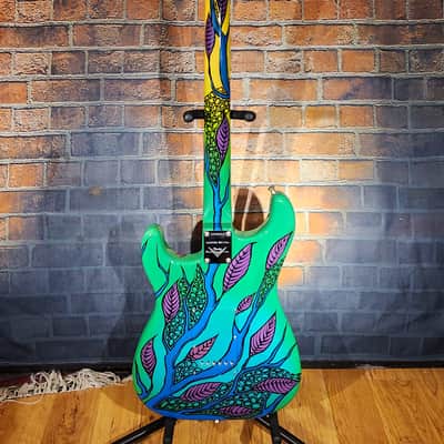 Fender Hand-Painted by Pamelina 2005 Custom Shop Masterbuilt Stratocaster Psychedelic w/ OHSC, CoA & Original Parts image 5