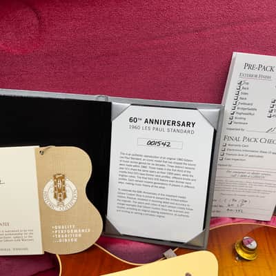 Gibson Custom Les Paul 60th Anniversary Limited Edition V2 2020 - Tomato Soup Burst #001542 image 12