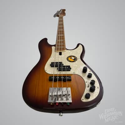 Sire P8ASH4TS Swamp Ash Bass Guitar, Tobacco Sunburst image 9