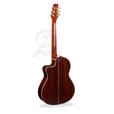 Alhambra CSs-3 CW E9 2024 Crossover Black Label Solid Cedar Top Sipo Neck Truss Rod 6-String Classical Acoustic-Electric Guitar w/Padded Gig Bag image 3