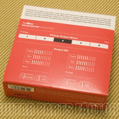 099-2263-000 Genuine Fender Tex-Mex Telecaster/Tele Guitar Pickups Set image 4