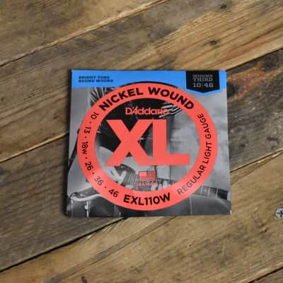 D'Addario EXL110W Nickel Wound Electric Guitar Strings 10-46 image 1