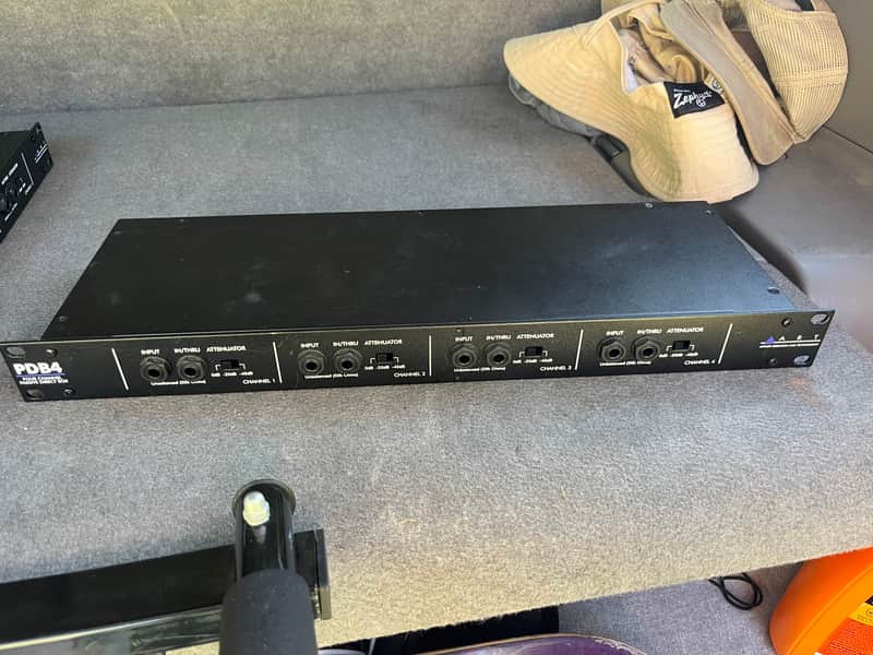 ART PDB4 Rackmount 4-Channel Passive Direct Box 2010 - Present - Black image 1