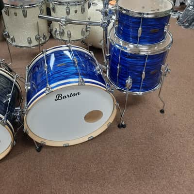 Barton Studio Custom Birch 3pc Shell Pack - Dark Blue Ripple image 2