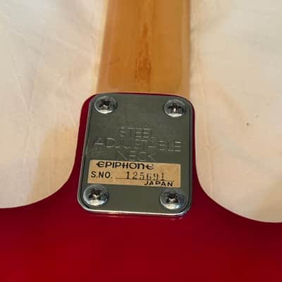 Vintage Epiphone EA-250 - Cherry - Made in Japan (MIJ) - Free Pro Setup image 18