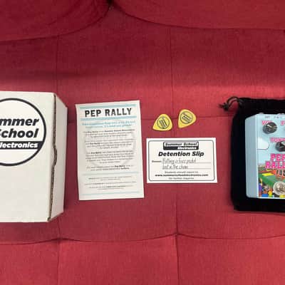 Summer School Electronics Pep Rally Fuzz - Sky Blue image 3