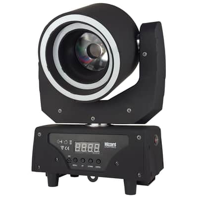 Blizzard Lighting Hypno Beam LED DMX DJ Stage Moving Head Lights 4 Pack w Bags image 8