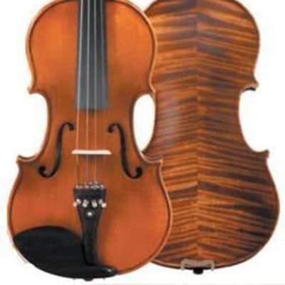 Adagio EM-150-1/4 Solid Spruce Top Deluxe Student 1/4 Size Violin Outfit w/Oblong Case & Bow image 1