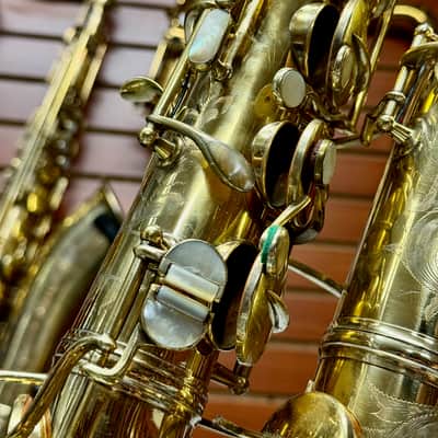 Conn Virtuoso New Wonder 8m C Melody Saxophone Pearls Gold Plate FRESH OVERHAUL! image 9
