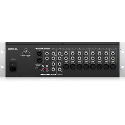 Behringer Eurorack Pro RX1202FX Premium 12-Input Mic/Line Rack Mixer with XENYX Preamplifiers, British EQ's and Multi-FX Processor image 9