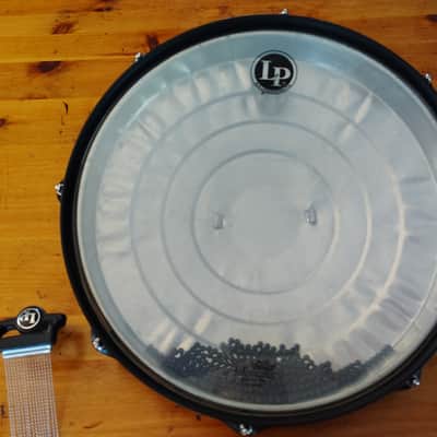 Latin Percussion LP1601 RAW Series Trash Snare with Sound Enhancer 2010s - Silver/Black image 7