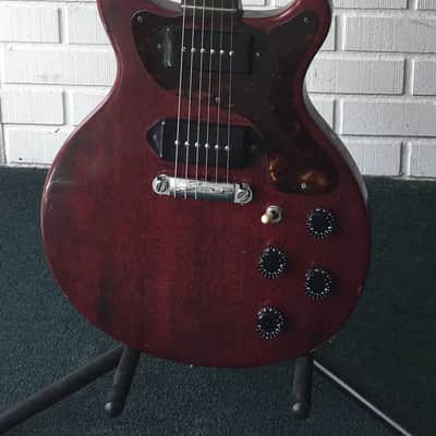 Vintage MIJ 1970's Madeira by Guild EG-150 LP Jr Double Cut Two P-90 Pickups Electric Guitar & HSC image 1