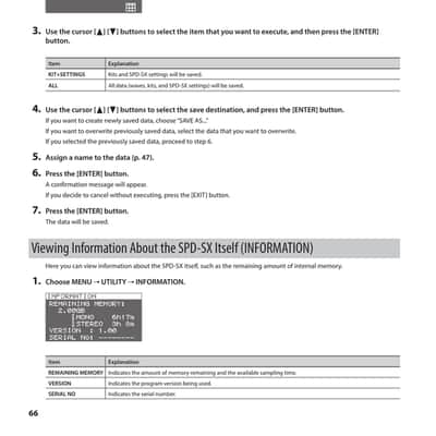 Roland SPD-SX — 4 in 1 Owners Manual Guide Instructions — 100 Pages — USA Made image 13