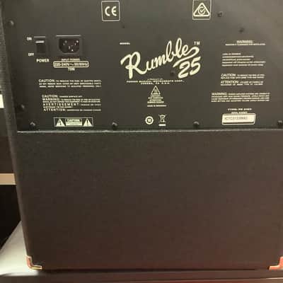 Fender Rumble 25 V3 25-Watt 1x8" Bass Combo Black image 3