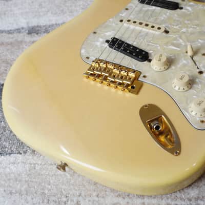 Fender Japan STR-135RK SWS Richie Kotzen Signature Stratocaster MIJ 1993-1994 See-Thru White Sunburst image 8