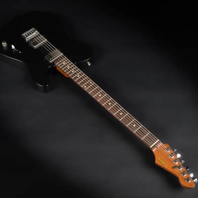 2018 LsL Instruments Baribone Adam Christianson Signature - Black Satin | USA Custom Bariton Telecaster | OHSC image 8