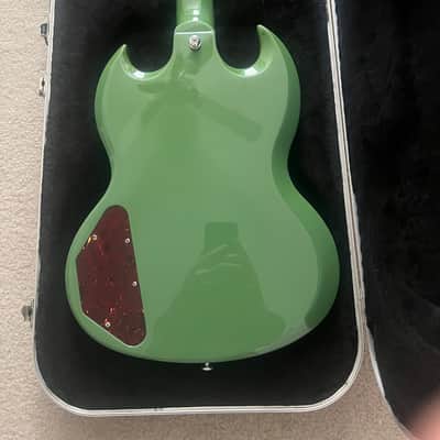 Gibson SG Standard Bass 2015 Short Scale Refinished Green image 4