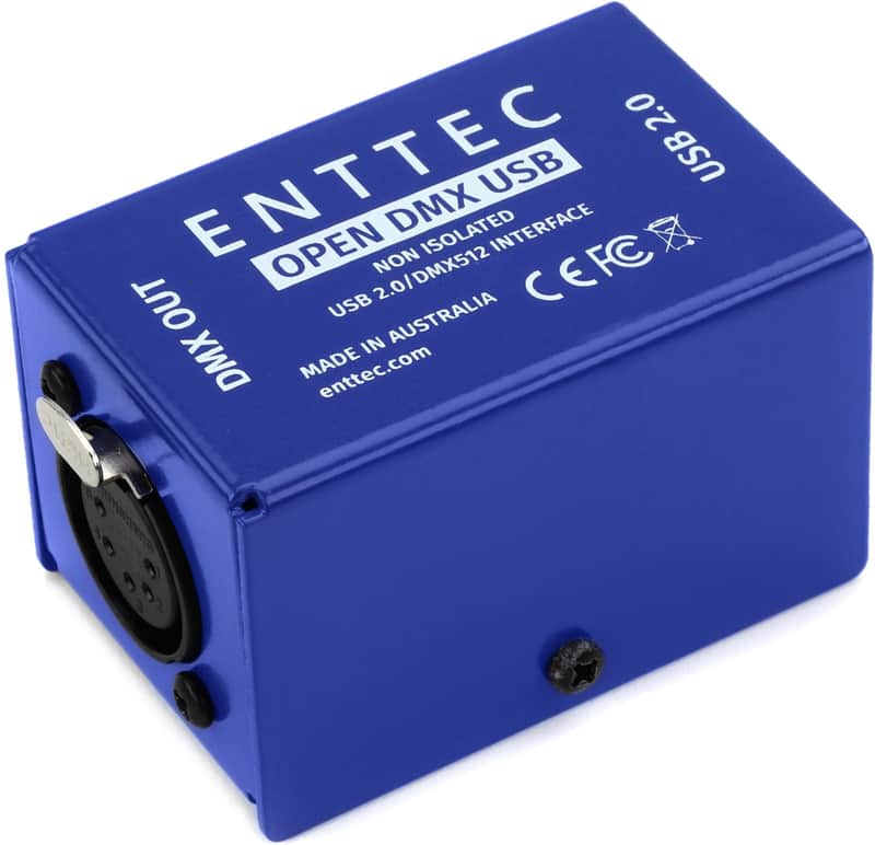 ENTTEC Open DMX USB 512-channel Non-Isolated DMX Interface image 1