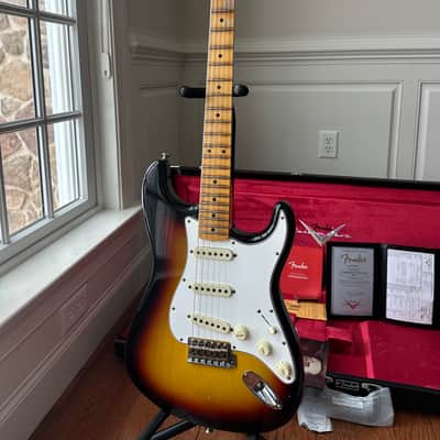 2023 Fender Custom Shop Postmodern Stratocaster Journeyman Maple - Bleached 3 Tone Sunburst image 3
