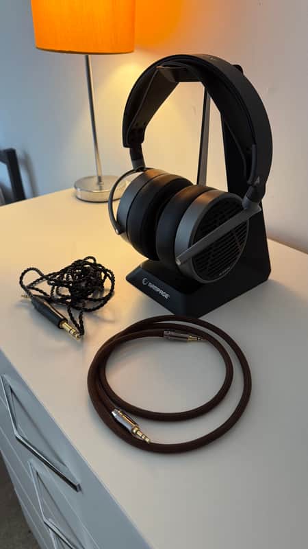 Audeze MM-100 Open Back Planar Magnetic Headphones - 18 Ohms 2022 - Present - Black image 1
