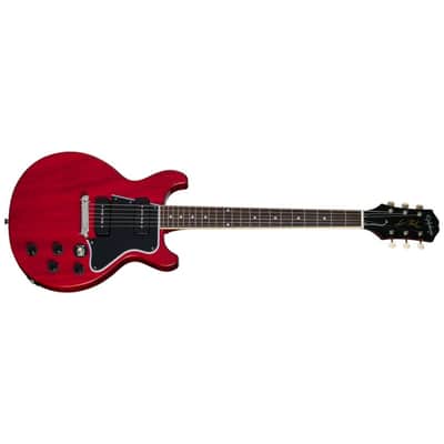 Epiphone Les Paul Special Double Cut Guitar w/ Gig Bag - Cherry Red image 3